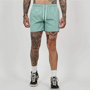 COVE USA Recycled Stretch Shorts 4" Inseam Size 30 Green